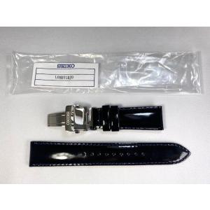 L0HE01BJ0 SEIKO プレザージュ 20mm 純正革ベルトバックル付 カーフ ブラック S...