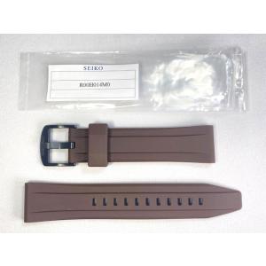 R00H014M0 SEIKO プロスペックス 22mm 純正ラバーバンド ブラウン SBDL022...
