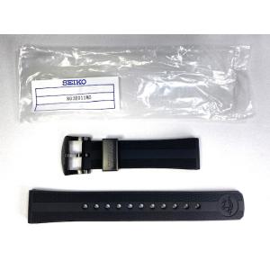 R03E011M0 SEIKO プロスペックス 20mm 純正シリコンバンド ブラック SBDC15...