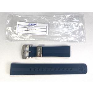 R03E012J0 SEIKO プロスペックス 20mm 純正シリコンラバーバンド ネイビー SBD...