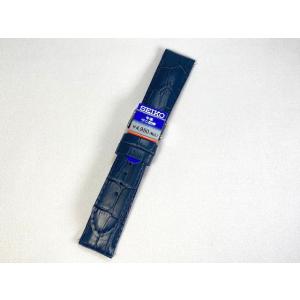 SEIKO DA41 セイコー 18mm 純正革ベルト サイドワニ こげ茶 ネコポス