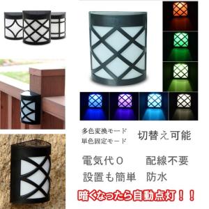 ソーラーライト ガーデンライト カラーライト 電球色 昼光色 夜間自動点灯 Ledライト 屋外 室外 防水 壁掛け 挟み式 両用 Sora 高山商店 通販 Yahoo ショッピング