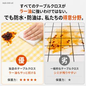 テーブルクロス 厚手 760g以上 撥水 チェ...の詳細画像1