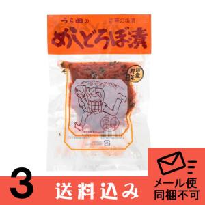 早【メール便】【3】 うら田 めしどろぼ漬120g めしどろぼう 飯泥棒 3袋 送料込 同梱不可｜飛騨高山ご当地スーパーさとう