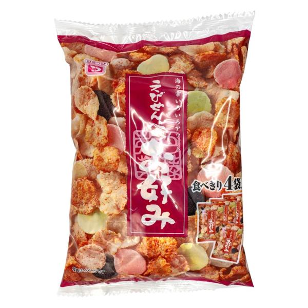 えびせんべい お好み 4袋入り 白藤製菓 20ｇ×4袋 東海の味 焼き菓子 えびせん いかせん せん...