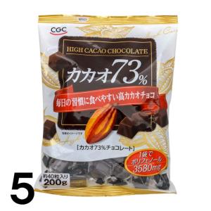 10】 CGC カカオ73％ チョコレート ×10袋 毎日の習慣で食べやすい高