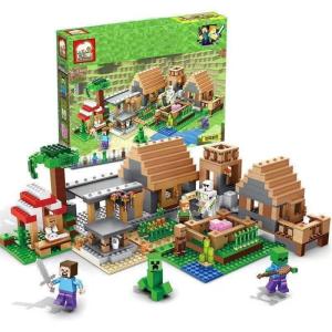 新品セール ブロック 村落 村 デラックス マインクラフト レゴ LEGO互換品 おもちゃ 子供 男の子 女の子 クリスマス 誕生日プレゼント 入園ギフト｜高山しょうてん