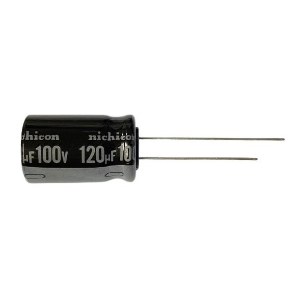 UHE2A121MHD6　ニチコン　120uF 100V 20％　バラ売り1個