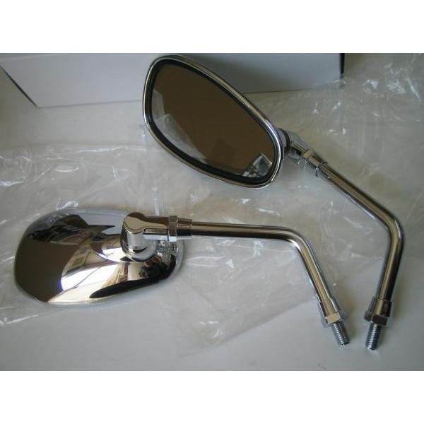 ★旧：純正type オーバル ミラー 10mm 正ネジSET ＊フォルツァ ＊FAZE ＊PS250...