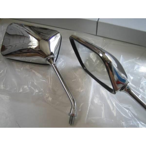 ★HONDA 旧：純正タイプ メッキミラーSET ＊VTR250 ＊ホーネット ＊マグナ ＊シャドウ...