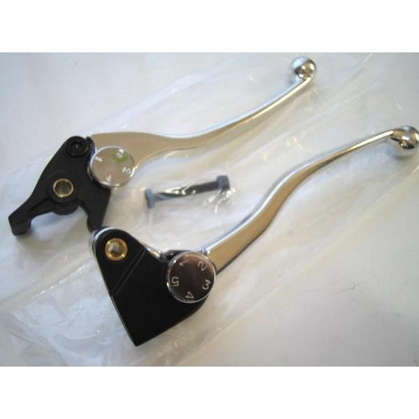 ★送料430円~ 新品 adj付 レバーSET ＊ゼファー400χ ＊ゼファー750/RS ＊W80...