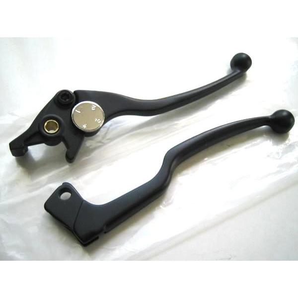 ★送料430円~ 新品 黒レバーSET ＊GSX250刀 ＊アクロス ＊グース350 ＊GSX-R4...
