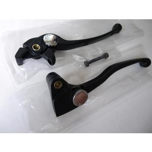 ★送料370円~ 新品 NEW BLACKレバーSET ADJ付き ＊ヴェルシス650 ＊NINJA650 ＊NINJA400 他　｜take-parts