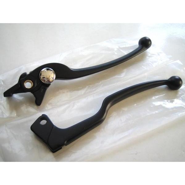 ★送料430円~ 新品 NEW 黒レバーSET ＊GSX250刀 ＊グース350 ＊GSX-R400...