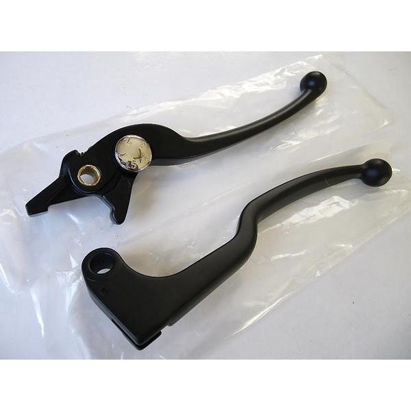 ★送料600円~ 新品 NEW 黒レバーSET ＊YZF-R6 ＊YZF-R1 ＊FZS1000 /...