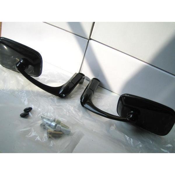★バレンタイプ！ BLACK スクエアミラーSET ＊Z250 ＊W800＊バルカン ＊GSX-S1...