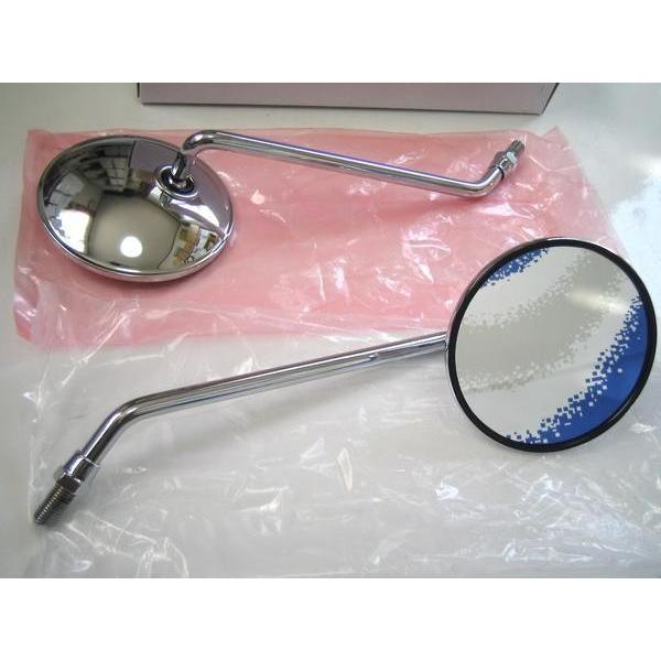 ★新品！ ヴィンテージミラー 10mm 右：逆ネジSET！ ＊XSR125 ＊YBR125 ＊SR4...