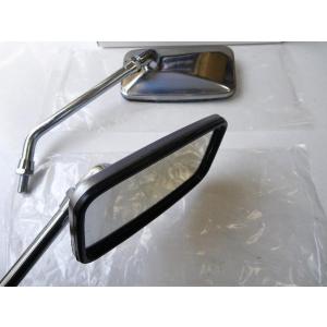 カワサキ（Kawasaki） ☆旧：純正typeスクエアミラー 10mm 正ネジSET