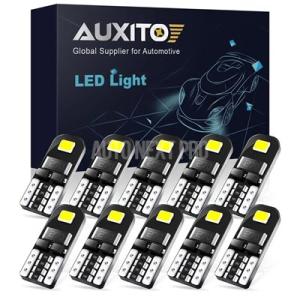 Auxito 10個W5W ledホワイトcanbusエラーフリー194 168 T10 ledライ...