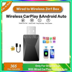 Lexxson-ミニケーブル wifiボックス bluetooth 5.0 5g 自動プラグアンドプ...