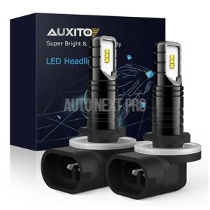 Auxito 2個1300Lm H27 881 ledフォグランプ電球cspチップH27W/2 H2...