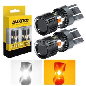 【並行輸入品】AUXITO-LED canbusデュアルカラースイッチバックバルブ ウィンカーランプ...