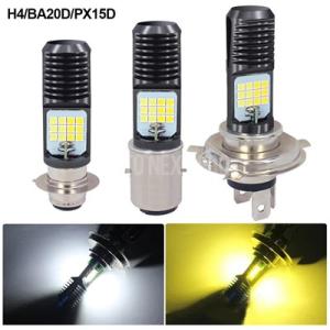 Motorcycle H4 HS1 BA20D P15D Headlight 3030 24MSD ...