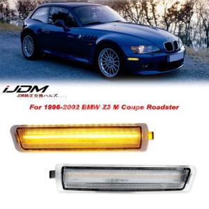 白色LEDサイドマーカーランプ 2ドア bmw z3 rodster m coupe 1997-20...