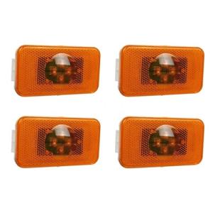 【並行輸入品】バーガンイエローサイドマーカー ボルボトラック用ランプインジケーター 24v 4 LE...