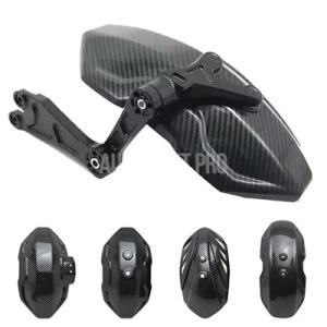 【並行輸入品】バイクフロントリアマッドガード 汎用エクステンダー スプラッシュガード バイクアクセサ...