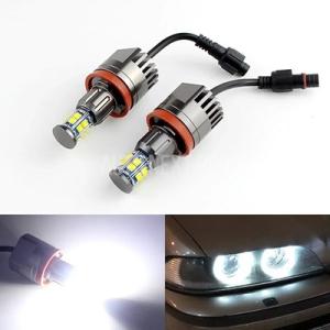 2x canbus h8 LEDヘッドライト 120wエラー  いエンジェルアイ 09-12 bmw...