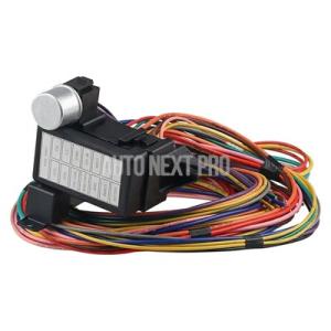 【並行輸入品】汎用アセンブリヒューズボックス 14回路 ワイヤーハーネス カーロッド クワッド マッ...