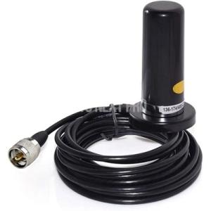 Oppxunミニデュアルバンドvhf uhf HH-N2RSアンテナ 磁気マウント5メートルRG31...