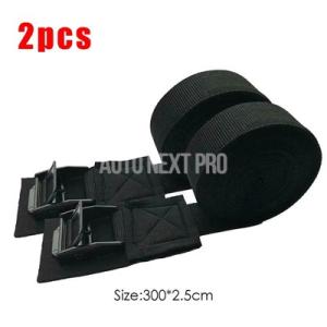 【並行輸入品】バックル付きメンズローディングベルト 2x3m 車 バイク 自転車用牽引ロープ 強力ラ...