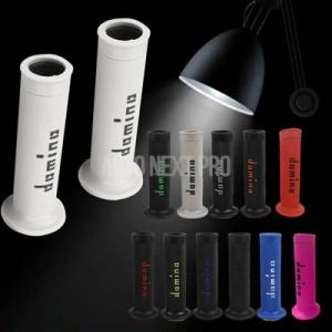 【並行輸入品】Domino-ラバーブレーキハンドル 汎用 バイク 二輪グリップ atv 汚れ ピット...