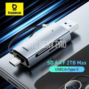 【並行輸入品】Baseusカードリーダーusb c / USB3.0 sdマイクロsd tfメモリカ...
