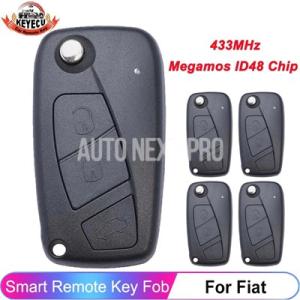 【並行輸入品】Keyecu-フリップリモコンキーフォブ 3ボタン 433mhz megamos id...