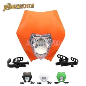 【並行輸入品】汎用バイク 二輪ヘッドライトプレート スーパーモタード390 モトクロス ktm ex...