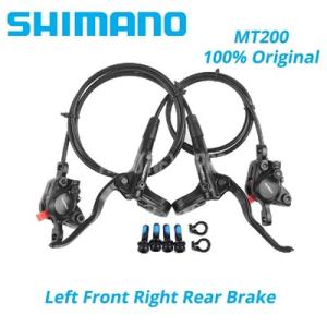 【並行輸入品】油圧ディスクブレーキ  レバー Shimano-MT200 2ピストン 3フィンガー ...