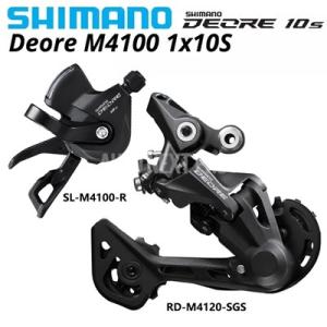 【並行輸入品】shimano-deore m4100自転車ギアセット 1x10s sl-m4100シ...