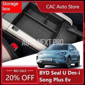 【並行輸入品】byd-シールu dm-i song plus evアームレスト収納ボックス カップホ...
