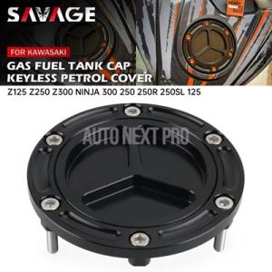 【並行輸入品】カワサキニンジャ用燃料タンクキャップ バイク 二輪アクセサリーキット 無スモークガソリ...