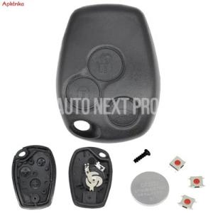 【並行輸入品】3ボタンスイッチリモコンキー車 キーfobケース交換シェルカバールノーマスターtraf...