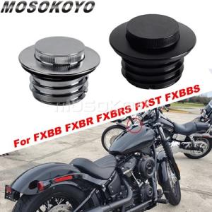 アルミニウムバイク 二輪ガスタンクカバー ハーレーソフテイル ストリート ボブ fxbb fxbbs...