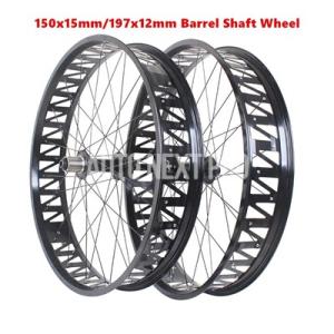 【並行輸入品】26インチ雪バイクfatbikeホイール150   15mm197   12mmバレル...