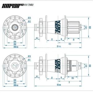 【並行輸入品】リアロード自転車ハブ Kooze...の詳細画像4