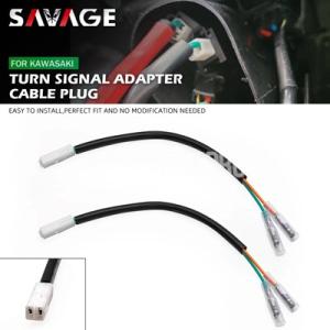 【並行輸入品】カワサキ用ウィンカーケーブルアダプター インジケータープラグコネクタハーネス z400...