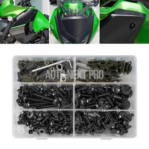 【並行輸入品】253個バイクm5 m6ボルトワッシャクリップフェアリングボルトカワサキ zx10r ...