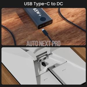 Starlink-防水ミニUSB-C-DC電源ケーブル 100W タイプC入力 65W  PD電源 ...