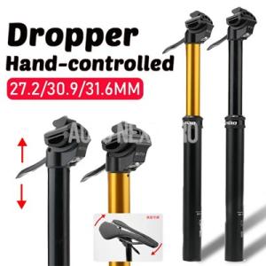 【並行輸入品】MTBドロッパーシートポスト 27.2 30.9 31.6 ハンドコントロール式 高 調整可能 テレスコピックシートポスト マウンテンロードバイク用 MTBシート